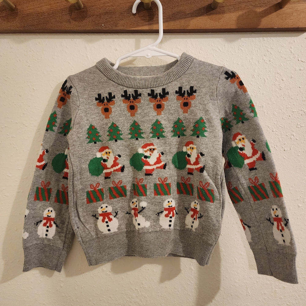 H&M Light Gray Knit Top